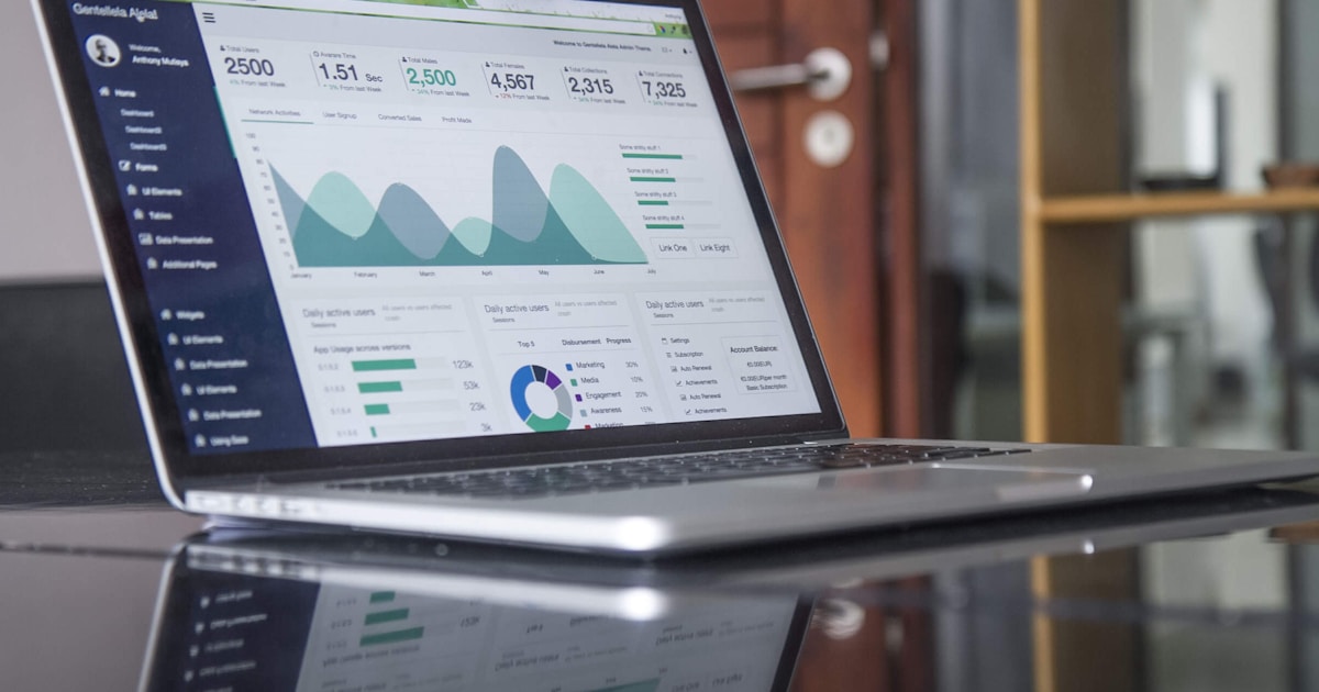 Finance leaders collaborating inside a digital accounting dashboard