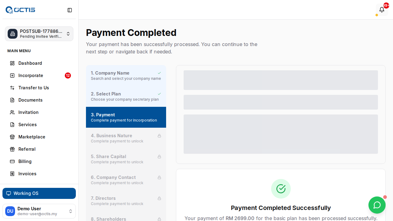 Step 5: Payment